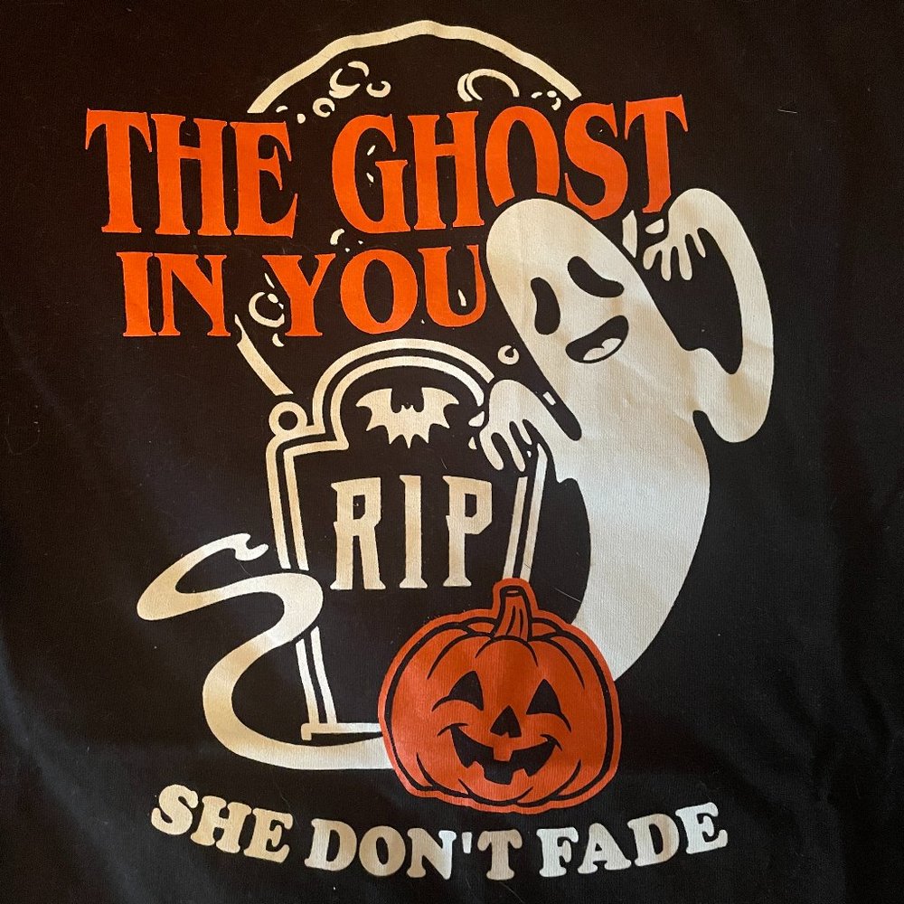Baby Teith Psychedelic Furs Ghost in You Halloween Tee